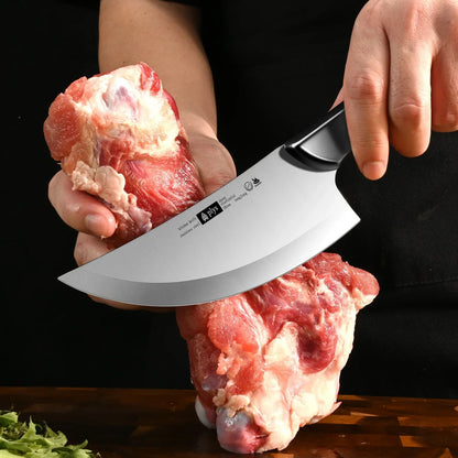 Faca de Desossa Profissional Curvada Afiada de Alta Dureza para Cozinha