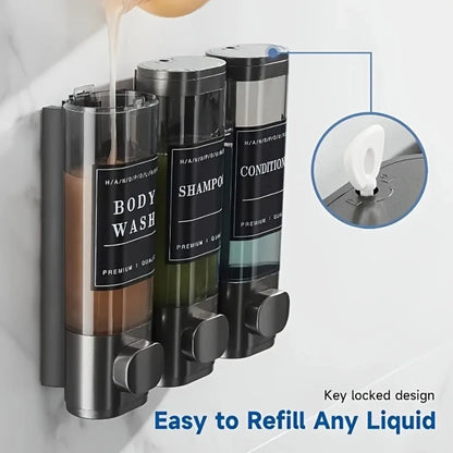 Distribuidor De Sabonete Líquido Montado Na Parede ProtetorContraVazamentosTotalmenteSeguro