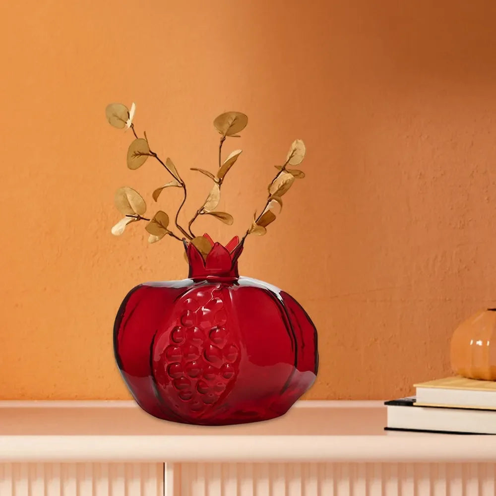 Vaso de Vidro Romã para Hidroponia Deco Premium