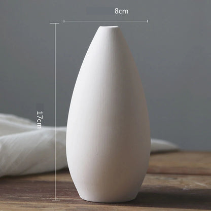Vaso Cerâmico De Mesa Para Sala Decorativo Premium