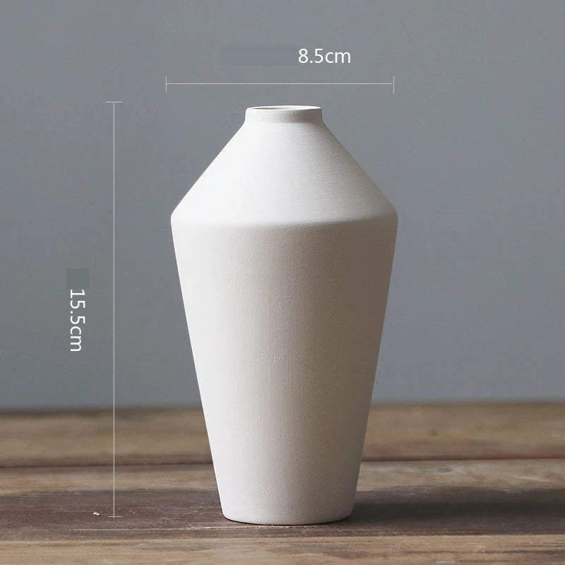 Vaso Cerâmico De Mesa Para Sala Decorativo Premium