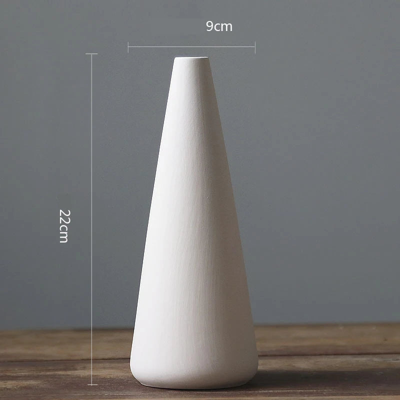 Vaso Cerâmico De Mesa Para Sala Decorativo Premium