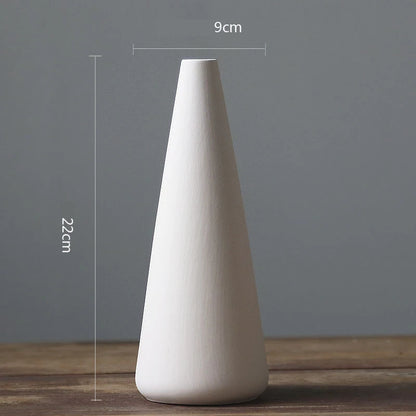 Vaso Cerâmico De Mesa Para Sala Decorativo Premium
