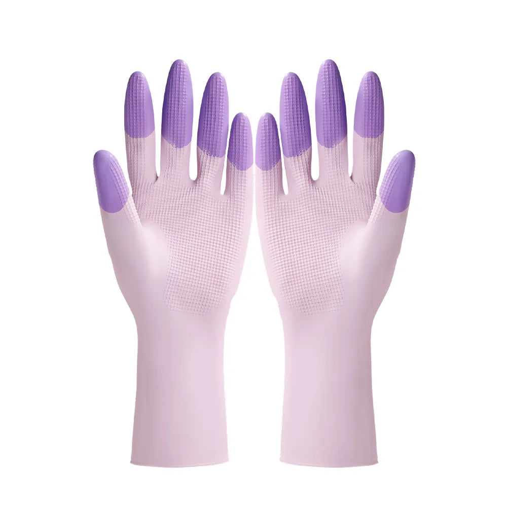 Luvas De Limpeza Para Louça Em Silicone AntideslizantesReutilizáveisDuráveisExtra