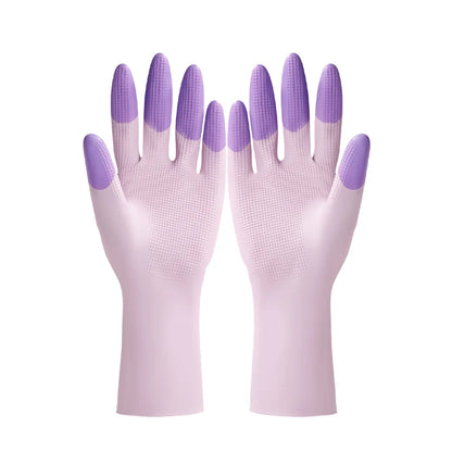 Luvas De Limpeza Para Louça Em Silicone AntideslizantesReutilizáveisDuráveisExtra