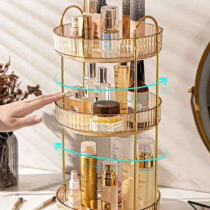 Inovacazza Organizador Giratório 360° Maquiagem Alta Capacidade