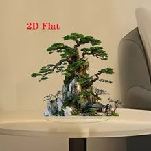 Árvore Decorativa Para Mesa Escritório Acrílica 2D