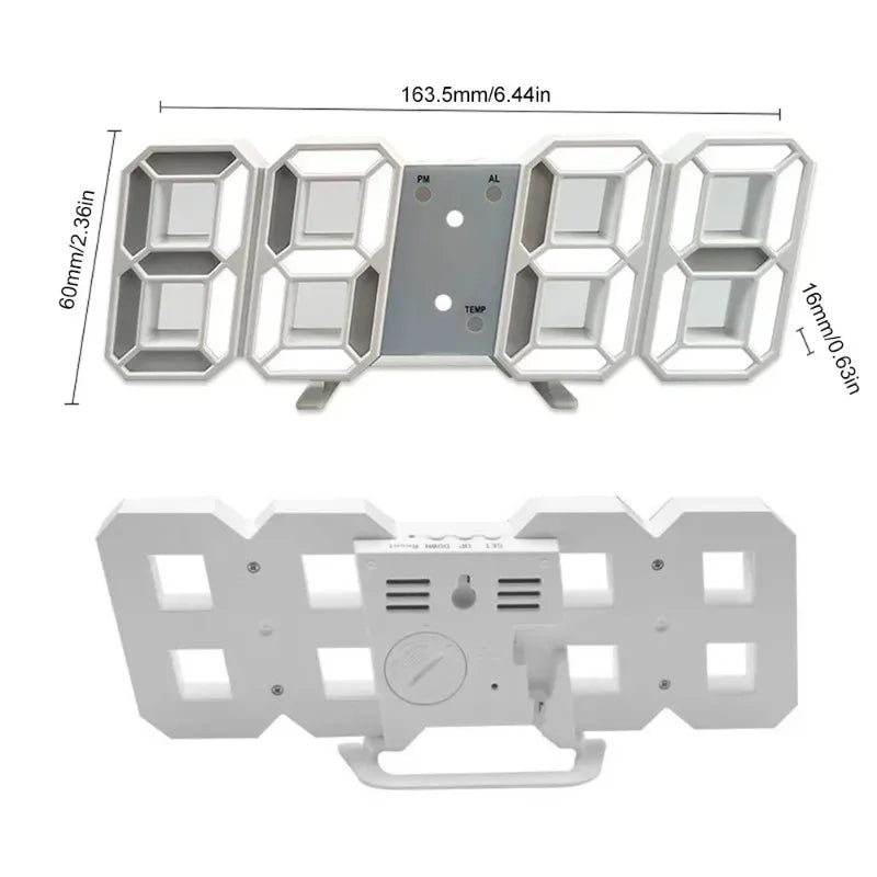Relógio Digital LED para Quarto e Sala