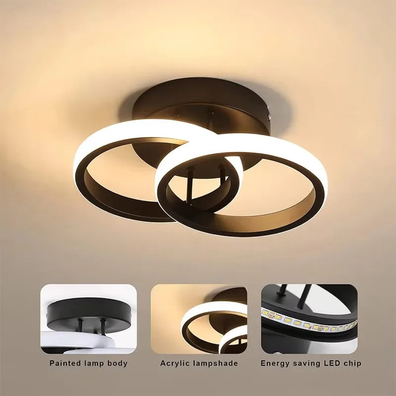 Iluminação De Teto LED Para Sala Estar Minimalista