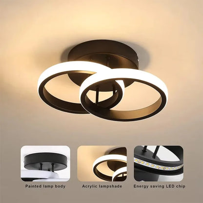 Iluminação De Teto LED Para Sala Estar Minimalista