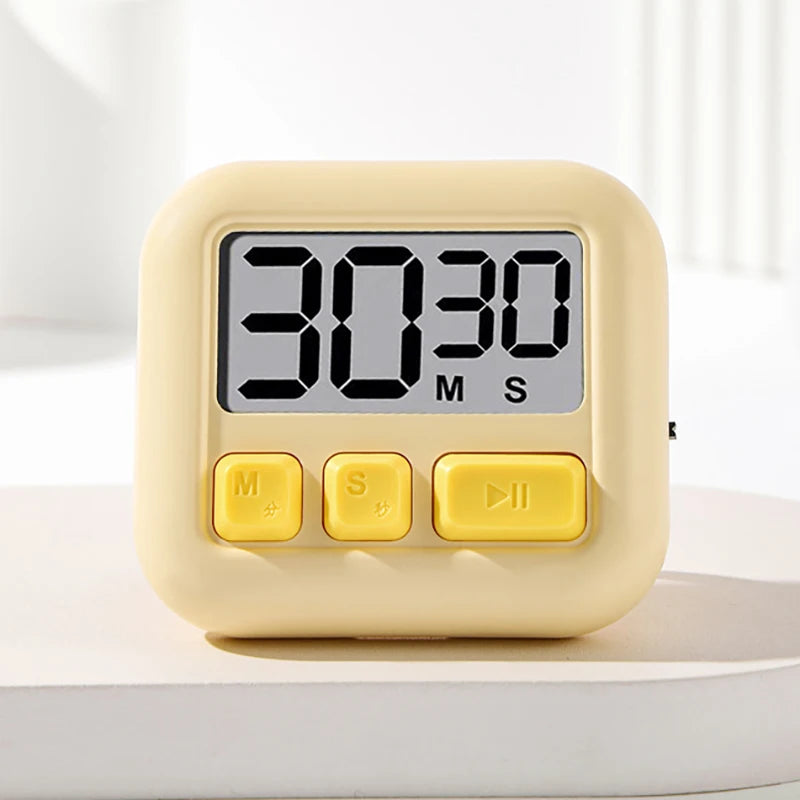 Temporizador Cozinha Profissional Bancada Ultracompleto Magnético Cronômetro Digital