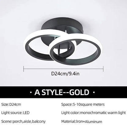 Iluminação De Teto LED Para Sala Estar Minimalista