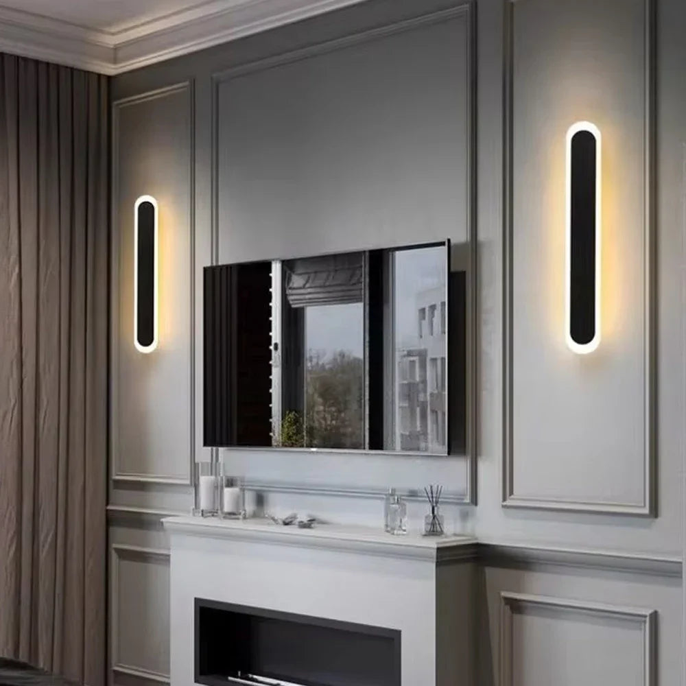Arandela LED Moderna de Parede para Quarto e Sala, Ideal para Decoração Interior
