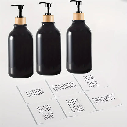 Dispenser de Shampoo e Condicionador para Banheiro Reutilizável