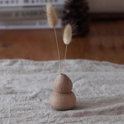 Vaso De Madeira Japonesa Para Flores Decorativo