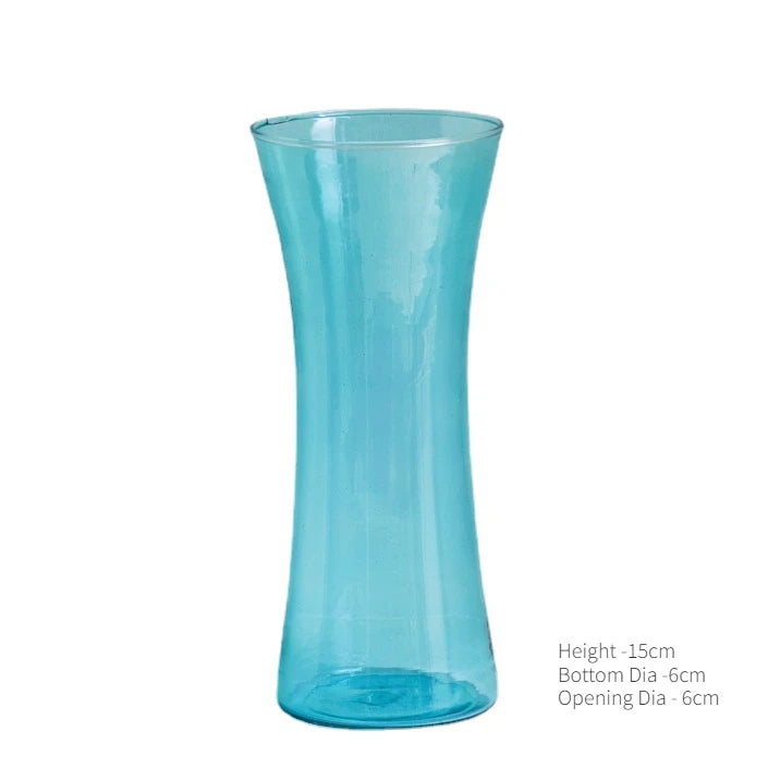 Vaso De Mesa Para Flores Vidro Colorido Artesanal