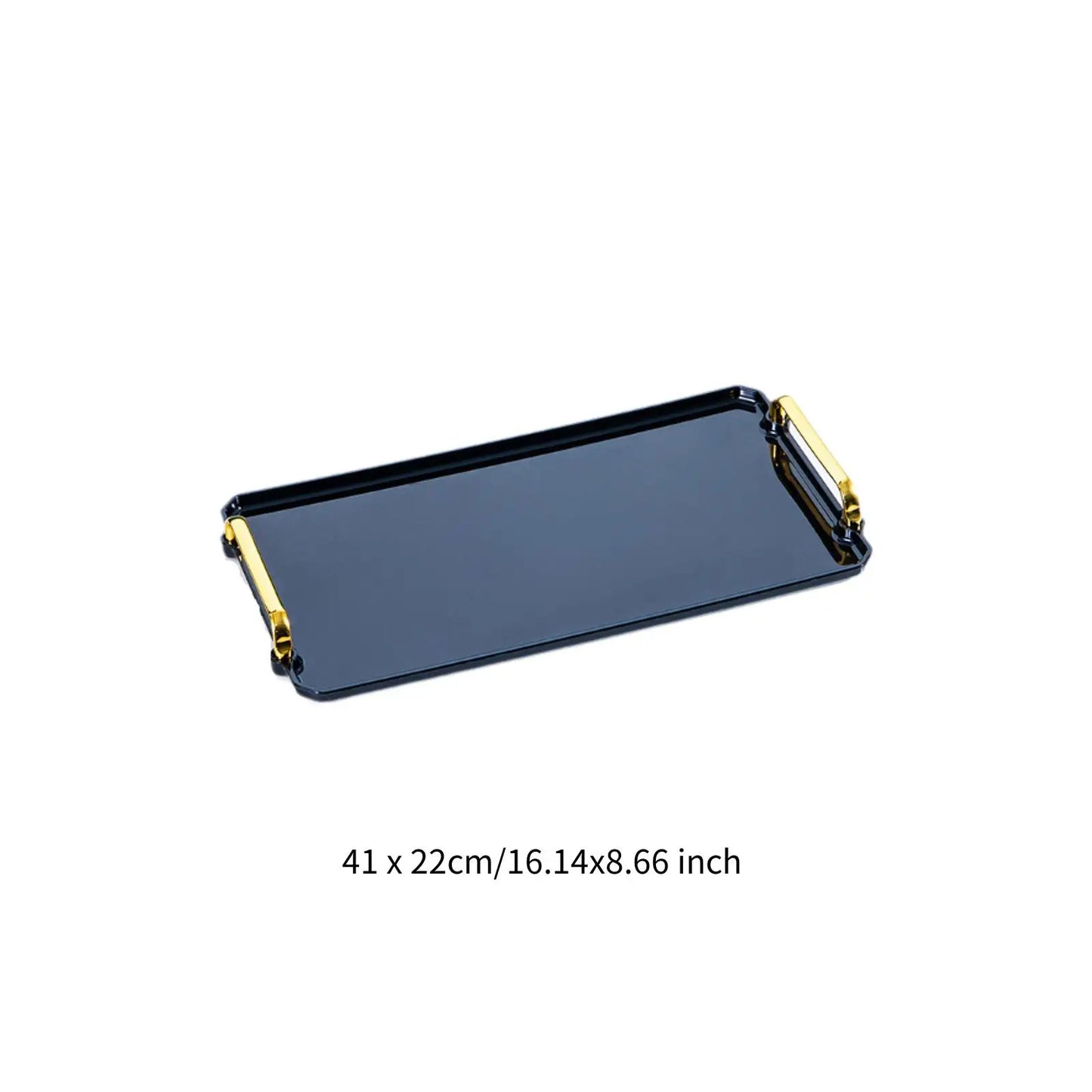 Bandeja De Serviço Retangular Para Maquiagem Com Alça