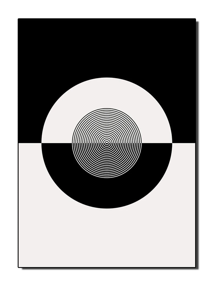 Quadro Abstrato para Sala em Tela Geométrica