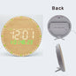 Despertador Digital Silencioso Para Parede USB Madeira