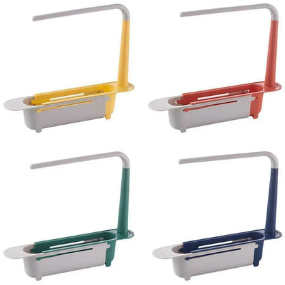 Prateleira Extensível Drenagem Telescópica Para Pia Cozinha Organizador