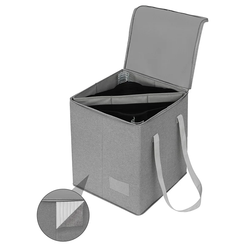 Organizador de Cabides à Prova de Poeira Resistente em Poliéster Moderno Inovacazza