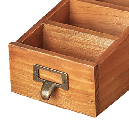 Organizador De Mesa Madeira Organiza Tudo