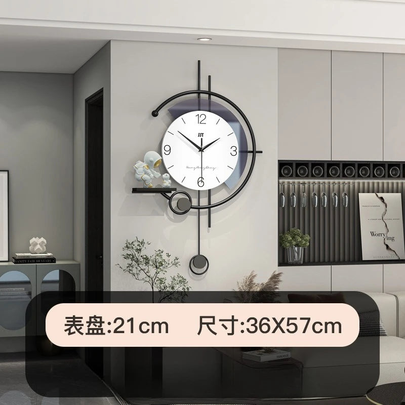 Relógio De Parede Moderno Para Sala Decorativo Geométrico