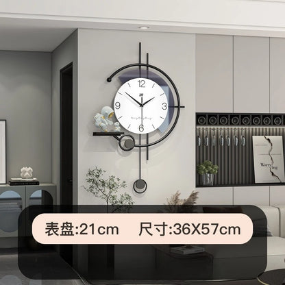 Relógio De Parede Moderno Para Sala Decorativo Geométrico