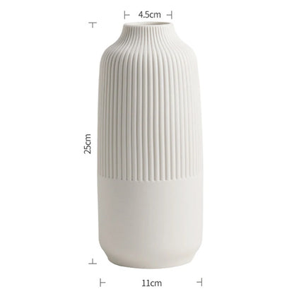 Vaso Cerâmico De Mesa Moderno Para Sala LED