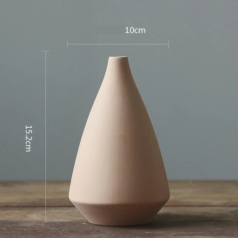 Vaso Cerâmico De Mesa Para Sala Decorativo Premium